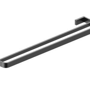 Napoli Double Towel Rail Gunmetal