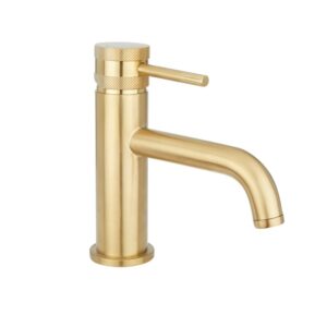 Core Mono Basin Mixer Brushed Brass