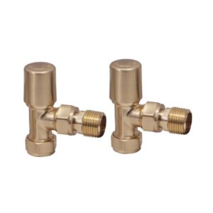 Towel Rail Valves Angled (Pair)