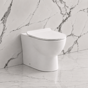 Beli Back To Wall Rimless WC & Soft Close Seat