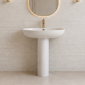 Dei 550 Ceramic Basin & Full Pedestal
