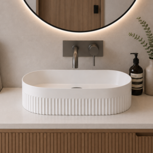 Oval Basin Fluted