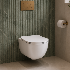 Rivera R Wall Hung Rimless WC & Soft Close Seat