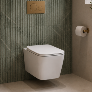 Rivera S Wall Hung Rimless WC & Soft Close Seat
