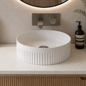 Round Basin Fluted